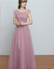 new wedding bridesmaid dress sisters outfit thin long color dress bridesmaid dress