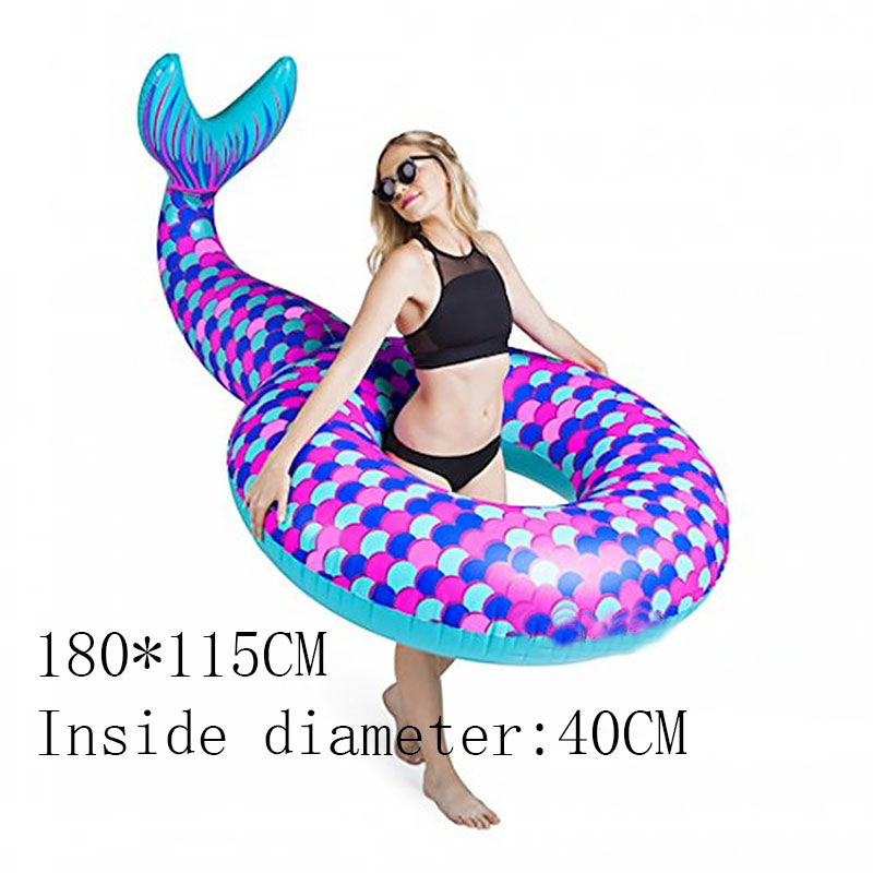 Adult mermaid swimming ring