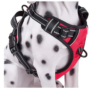 Medium And Large Dog Pet Chest Harness Breathable Reflective Vest-style Vest Dog Harness Big Dog Chest Harness Explosion-proof Customized