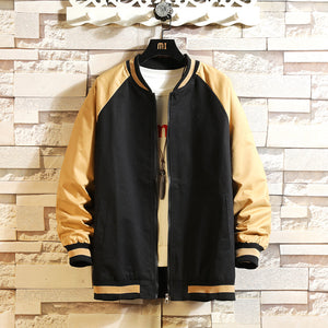 Men Fashion Casual Color Block Jacket