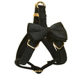 Black Flannel Gold Buckle Dog Harness Pet Supplies Pet Chest Harness