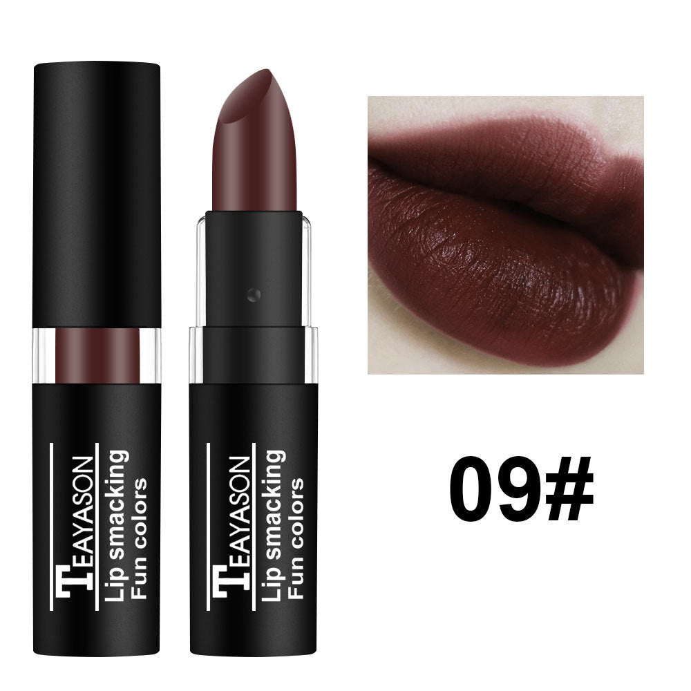 Dark Lipstick White Nude Color Vampire Halloween Creative Makeup Retro