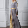 Women's Fashion Chiffon Long-sleeved Dress