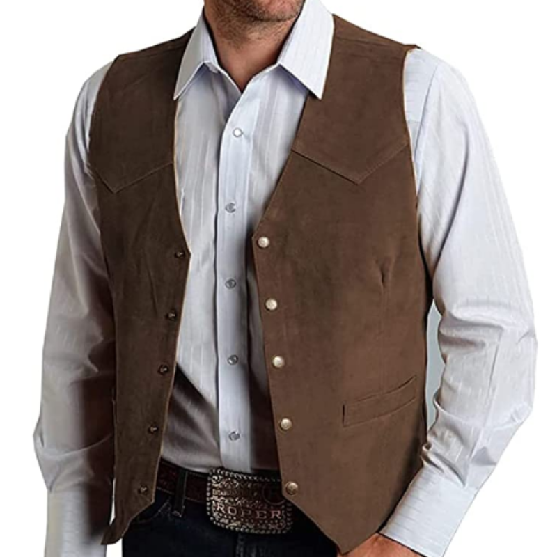 Men's Vest Single Piece Slim Velvet Vest Business Formal Wear