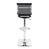 WOYBR Mesh Fabric, Chrome Mirage Barstool, 47