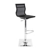 WOYBR Mesh Fabric, Chrome Mirage Barstool, 47