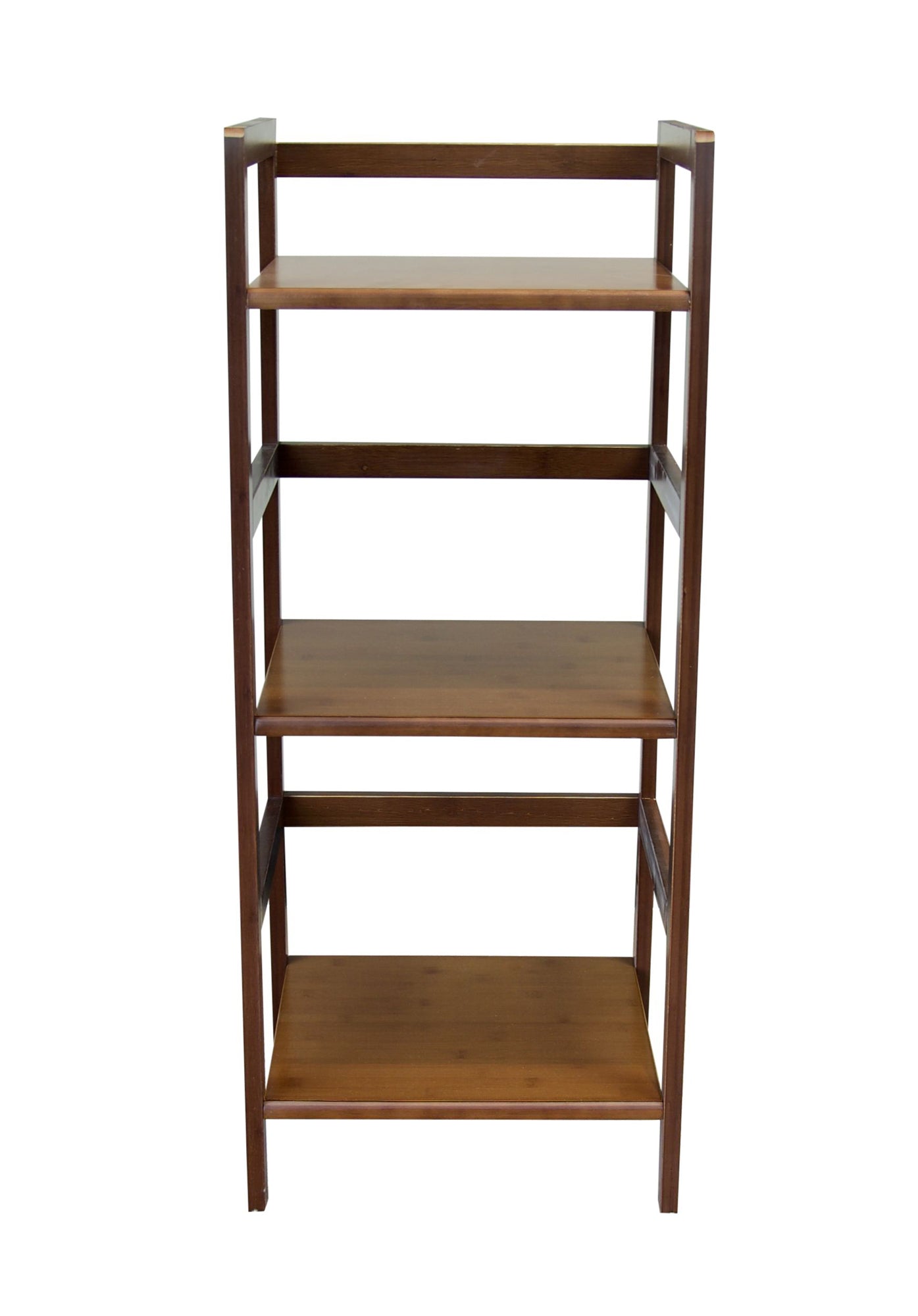 Eccostyle 3-Tier Bamboo Frame Stackable Tower Shelf - Caramel