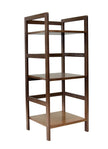 Eccostyle 3-Tier Bamboo Frame Stackable Tower Shelf - Caramel