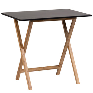 Eccostyle Bamboo Frame Folding Desk - Black