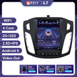 EKIY Android 10.0 Car GPS For Ford Focus 3 Mk 3 2011 - 2019 Navigation Radio Stereo Multimedia Vertical Tesla Screen BT NO 2 DIN