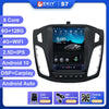 EKIY Android 10.0 Car GPS For Ford Focus 3 Mk 3 2011 - 2019 Navigation Radio Stereo Multimedia Vertical Tesla Screen BT NO 2 DIN