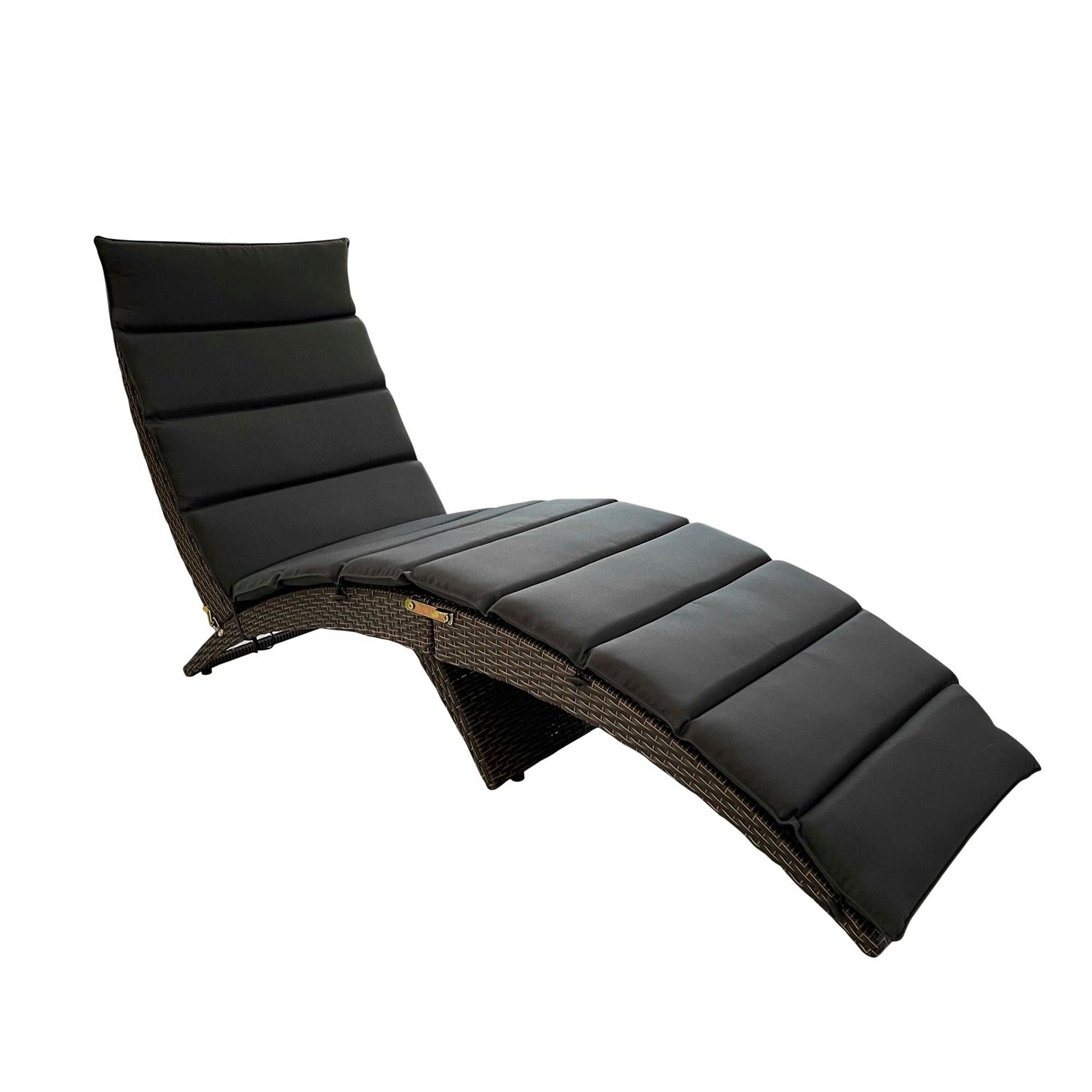 Vifah Modern Alameda Indoor / Outdoor / Patio Stretch Wicker Chaise