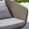 Vifah Grayton 4-piece Rustic All-Weather Patio Wood and Wicker