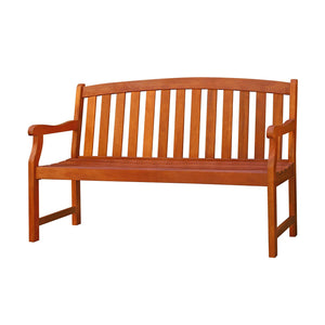 Malibu Outdoor Wood 5-foot Garden Bench - 35