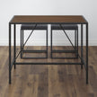 Vifah Modern Riley Indoor Metal Pub Dining / Counter Height Table with