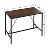 Vifah Modern Riley Indoor Metal Pub Dining / Counter Height Table with