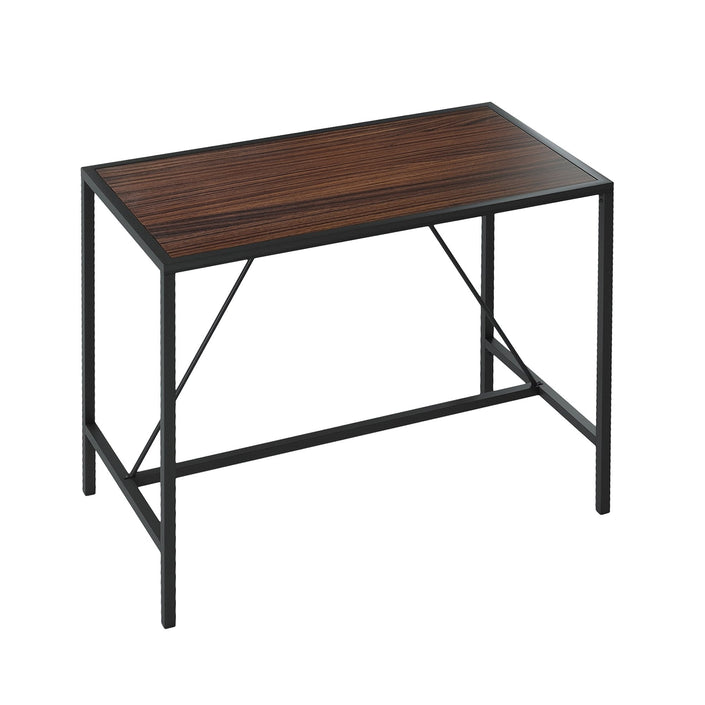 Vifah Modern Riley Indoor Metal Pub Dining / Counter Height Table with