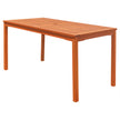 Malibu Outdoor Wood Rectangular Dining Table