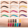 12 Color Super Waterproof Eyebrow Cream Professional Black Color Eyebrow Gel Brow Tint Long Lasting With Makeup Brush