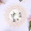 Acrylic Vanity Mirror, Hand-woven Nesting Wall Mirror, Bedroom Bathroom Coat Mirror