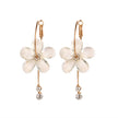 Petal Acrylic Zircon Tassel EarringsTransparent Earrings For Women Earrings