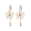 Petal Acrylic Zircon Tassel EarringsTransparent Earrings For Women Earrings