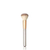 12 Creamy White Makeup Brush Set Fanshaped 24 Champagne Cosmetics Synthetic Hair