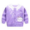 Kitty Navy Collar Kids Sweater