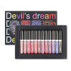 12Pcs Liquid Lipstick Set Halloween Makeup Diamond Symphony Lip Gloss Long Lasting Moisturizing Lip Glaze Glitter Cosmetic