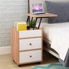 Storage Cabinet Bedroom Bedside Removable Locker Lifting Table Nightstand