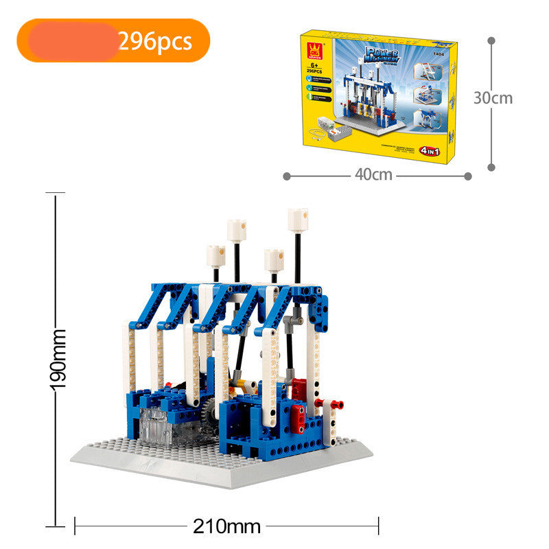 Electric Teaching Children's Intelligence Assembling Building Blocks Power