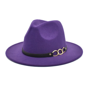 Women's Woolen Top Hat Belt Accessories