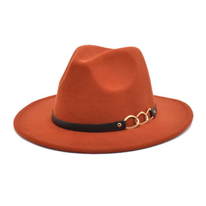 Women's Woolen Top Hat Belt Accessories