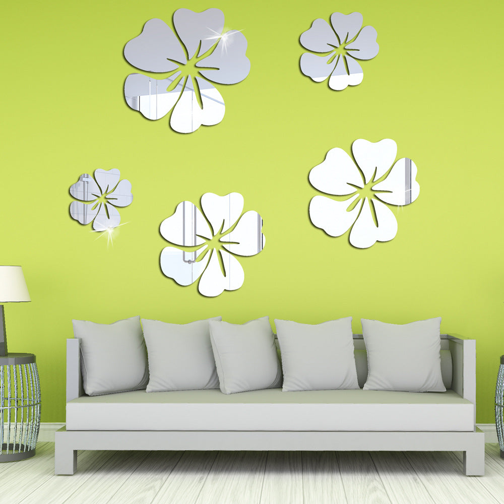 Acrylic Mirror Wall Sticker Three-dimensional