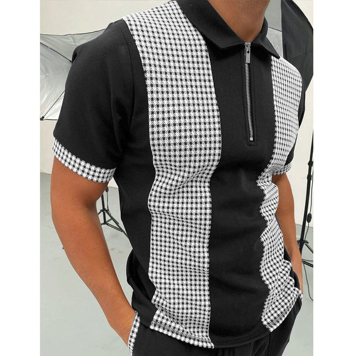 Alpscommerce Men Solid Polo Shirts Man Clothing