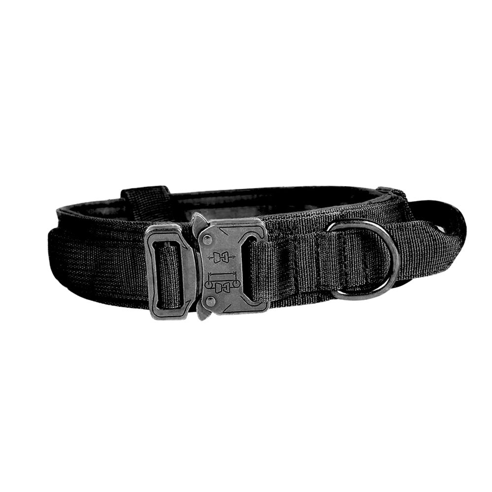 Pet Tactical Dog Collar And Leash Set  Adjustable