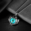 Fashion Devil Eyes Stainless Steel Necklace Jewelry For Men And Women