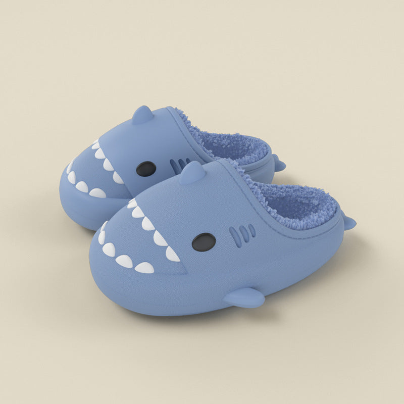 Shark Shoes For Child Cute Waterproof Warm Slippers Home Shoes Kids