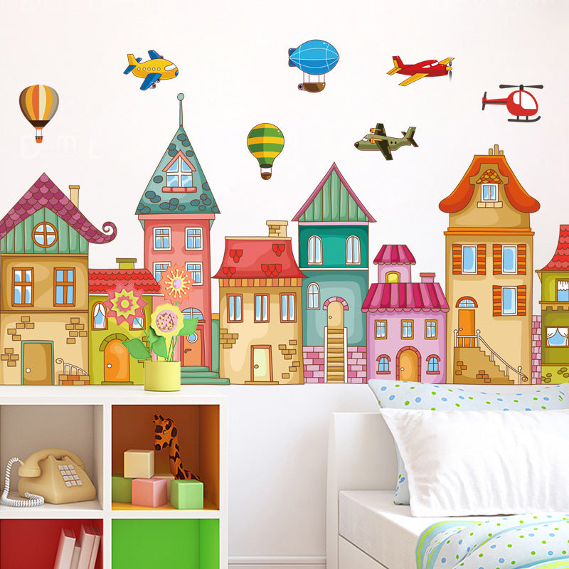 Classroom Layout Self-adhesive Wallpaper Painting