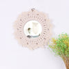 Acrylic Vanity Mirror, Hand-woven Nesting Wall Mirror, Bedroom Bathroom Coat Mirror