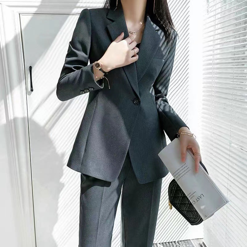 Women's Plus Size Black Suit Jacket