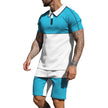 Men's Summer Sports Set Color Block