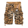 Men's Denim Loose Casual Five-point Overalls Camouflage Shorts