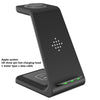 Compatible With , 3 In 1 Fast Charging Station Wireless Charger Stand Wireless Quick Charge Dock For Phone Holder