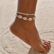 Yoga Anklet Turtle Bracelet Beach Pendant Starfish Pearl Retro Turtle Anklet