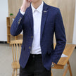 Small Suit Men's Thin Slim-fit Dark Pattern Jacket