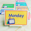 English Card Waterproof Flash Card Sunday Kindergarten Classroom Decoration Teacher's Teaching Aids Word Card