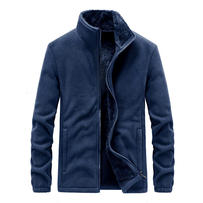 Polar Fleece Warm Sweatshirt Jacket Jacket Thicken Plus Fleece Men's Jackets