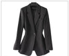 Women's Plus Size Black Suit Jacket