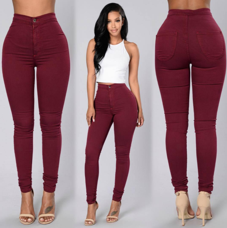 Casual Fashion Multi-Color Slim Slimming Pants